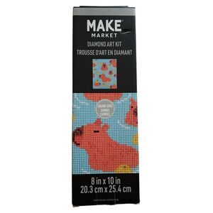 Make Market Diamond Art Kit Capybaras 8” x 10” New